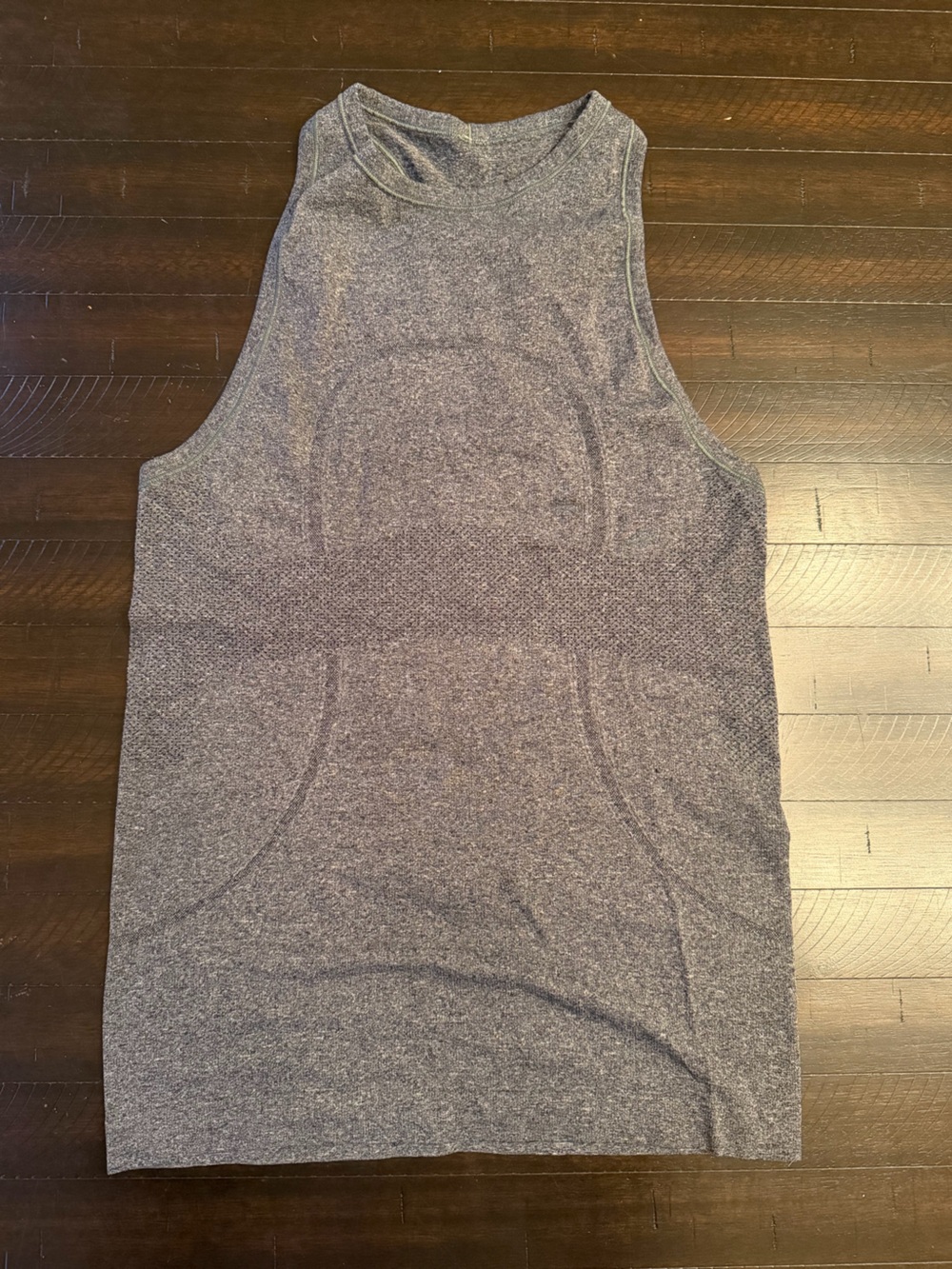 lululemon athletica Heathered Gray Sleeveless Tank Top